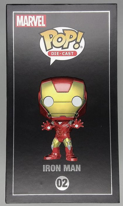 02 Iron Man - Marvel - DieCast Funko POP