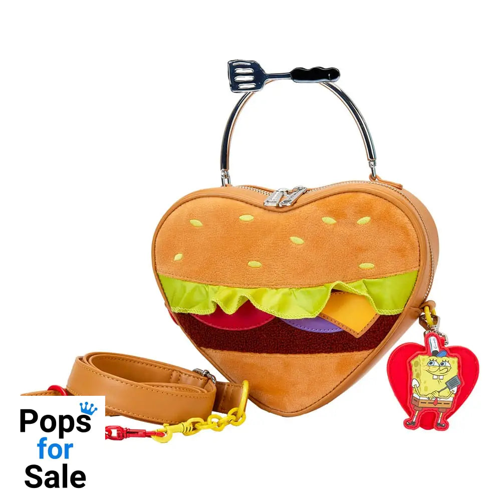 Nickelodeon by Loungefly Crossbody Spongebob Krabby Patty Plush