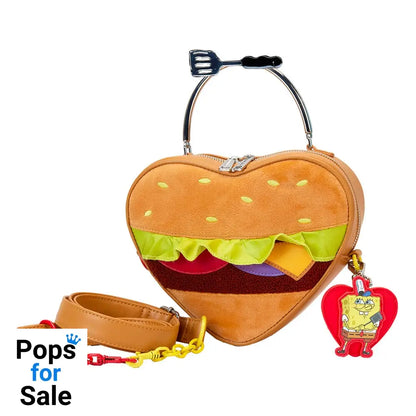 Nickelodeon by Loungefly Crossbody Spongebob Krabby Patty Plush