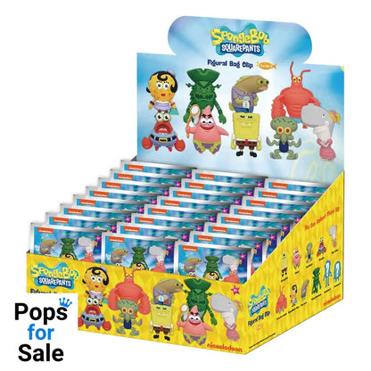 Nickelodeon Classics 3D PVC Bag Clips Series 4 Display (24) Keyrings