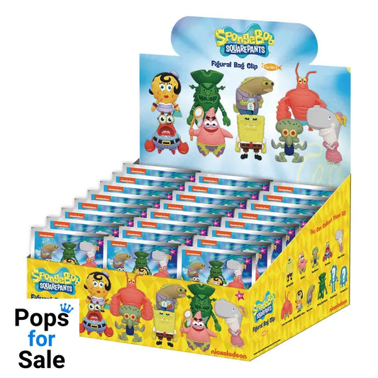 Nickelodeon Classics 3D PVC Bag Clips Series 4 Display (24) Keyrings