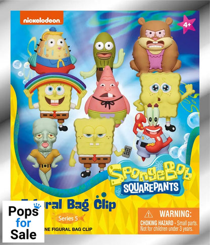 Nickelodeon Classics 3D PVC Bag Clips Series 5 SpongeBob SquarePants Display (24)