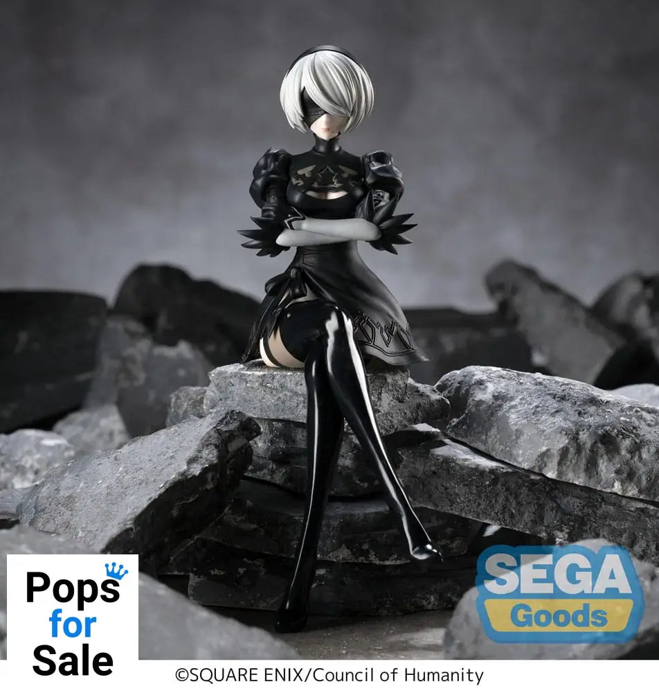 NieR:Automata Ver1.1a PM Perching PVC Statue 2B 13 cm