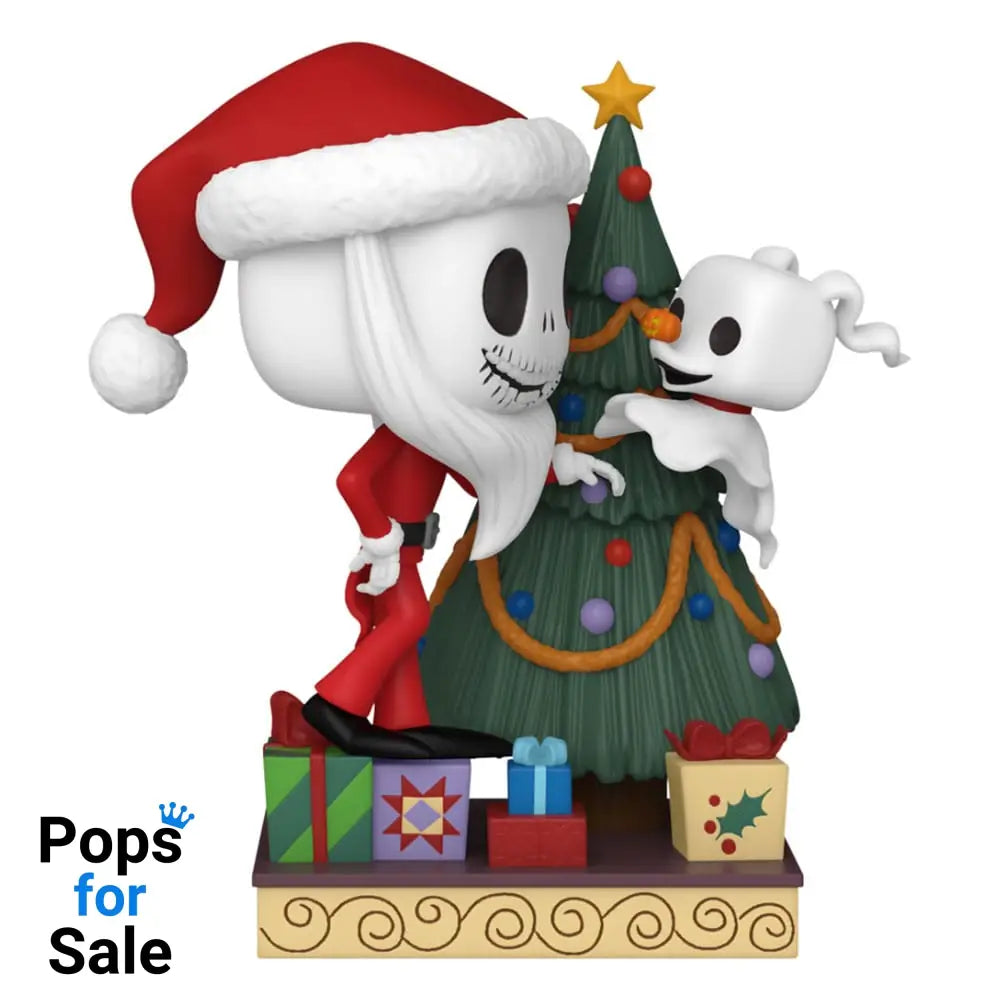 Nightmare before Christmas 30th POP! Deluxe Vinyl Figure Jack & Zero w/Tree 9 cm