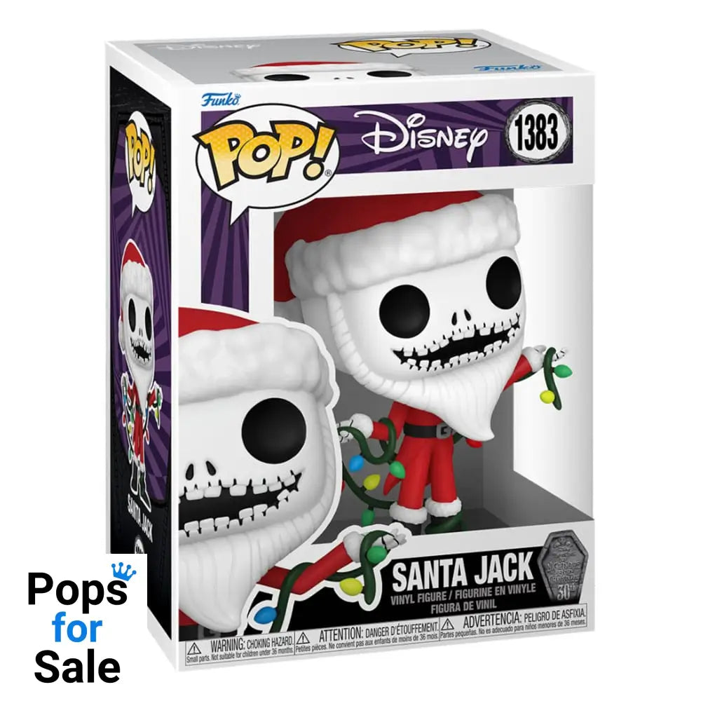 Nightmare before Christmas 30th POP! Disney Vinyl Figure Santa Jack 9 cm