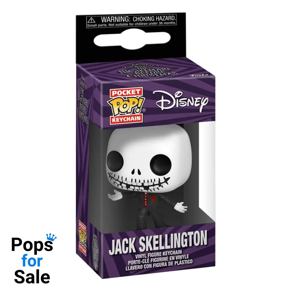 Nightmare before Christmas 30th POP! Vinyl Keychains 4 cm Formal Jack Display (12)