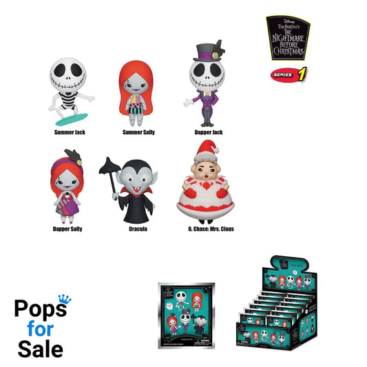 Nightmare before Christmas 3D 3D Magnets Series 1 Display (12)