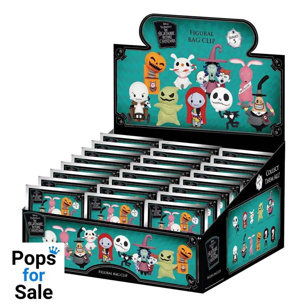 Nightmare before Christmas 3D PVC Bag Clips Series 5 Display (24)