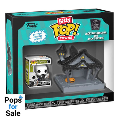 Nightmare before Christmas Bitty POP! Town Vinyl Figure Jack at Home