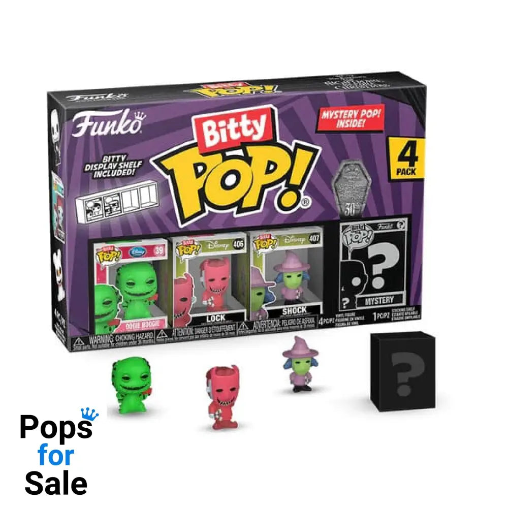 Nightmare Before Christmas Bitty POP! Vinyl Figure 4-Pack Oogie Boogie 2,5 cm