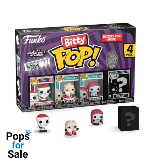 Nightmare Before Christmas Bitty POP! Vinyl Figure 4-Pack Santa Jack 2,5 cm