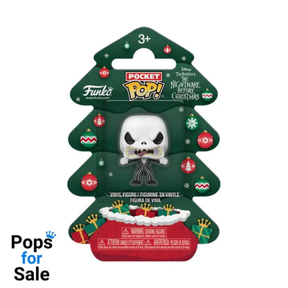 Nightmare before Christmas Holiday 2025 Pocket POP! Vinyl Keychains Jack Tree Holiday Box 4 cm