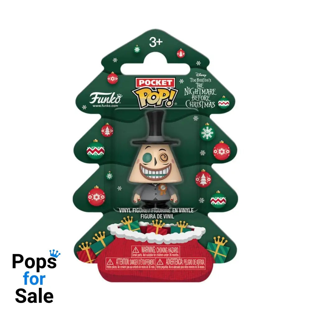 Nightmare before Christmas Holiday 2025 Pocket POP! Vinyl Keychains Mayor Tree Holiday Box 4 cm