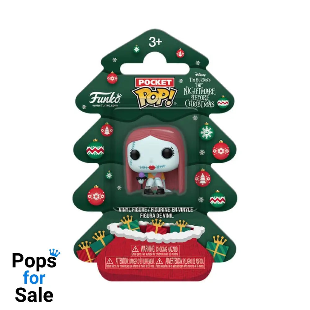 Nightmare before Christmas Holiday 2025 Pocket POP! Vinyl Keychains Sally Tree Holiday Box 4 cm