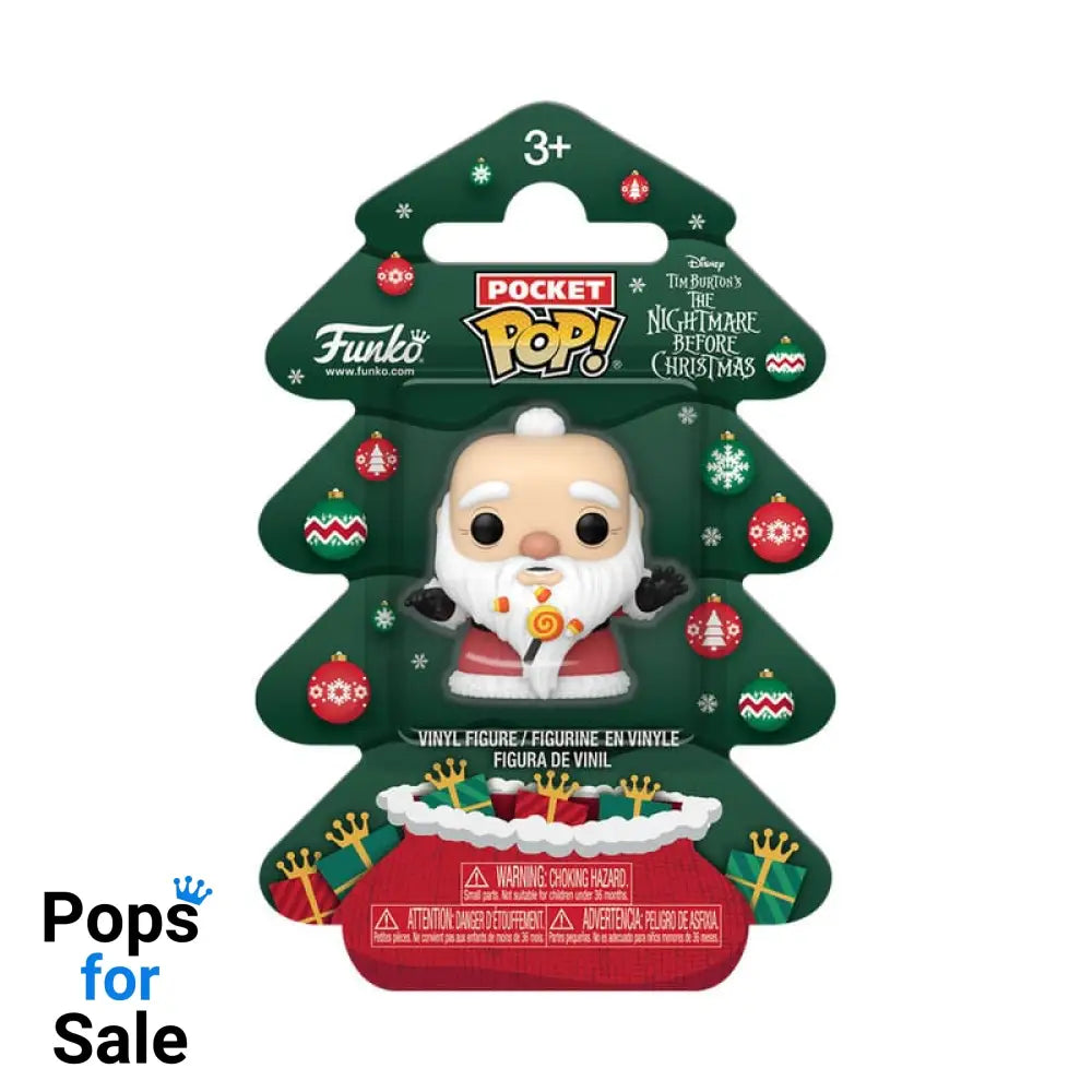 Nightmare before Christmas Holiday 2025 Pocket POP! Vinyl Keychains SandyCLS Tree Holiday Box 4 cm