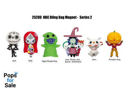 Nightmare before Christmas magnets blind pack Series 2 Display (12)