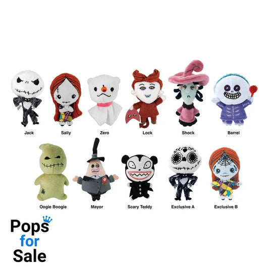 Nightmare before Christmas Plush Bag Clips Display (24)