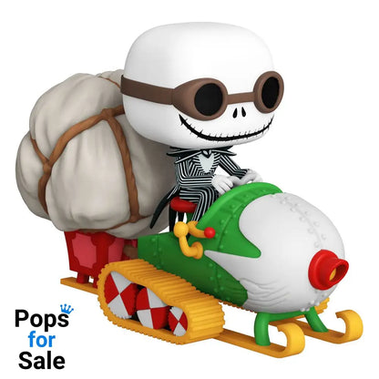 Nightmare before Christmas POP! Rides Vinyl Figure Jack w/Goggles & Snowmobile 18 cm