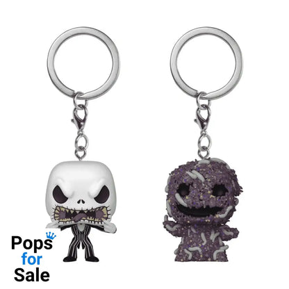 Nightmare Before Christmas POP! Vinyl Keychain 2-Pack Jack/Oogie 4 cm Funko POP Keyrings