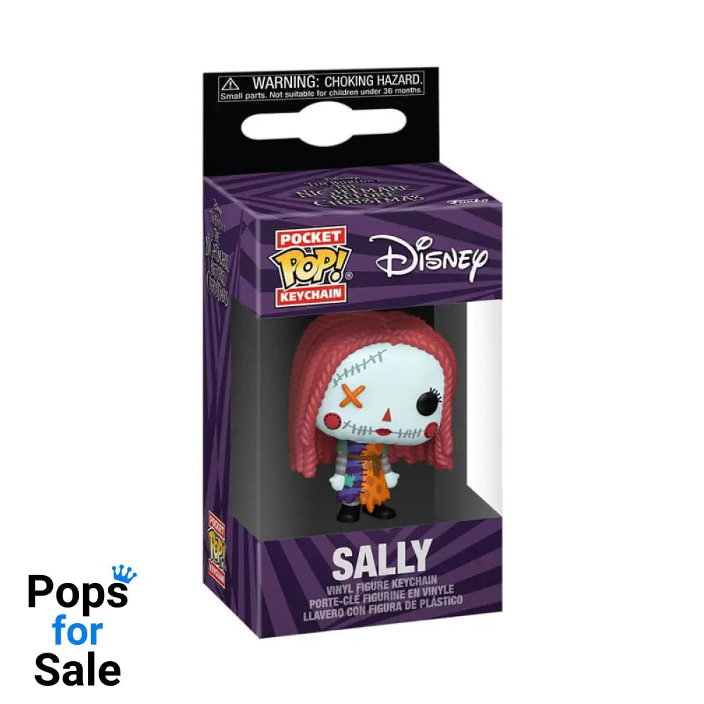 Nightmare before Christmas POP! Vinyl Keychains 4 cm Patchwork - Sally Display (12)
