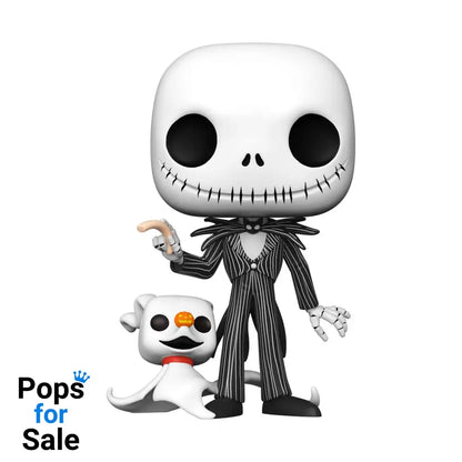 Nightmare before Christmas Super Sized POP! Disney Vinyl Figure Jack w/Zero 25 cm