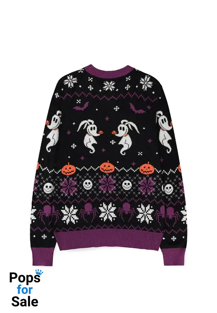 Nightmare Before Christmas Sweater Glow in the Dark (Christmas Jumper) Size L