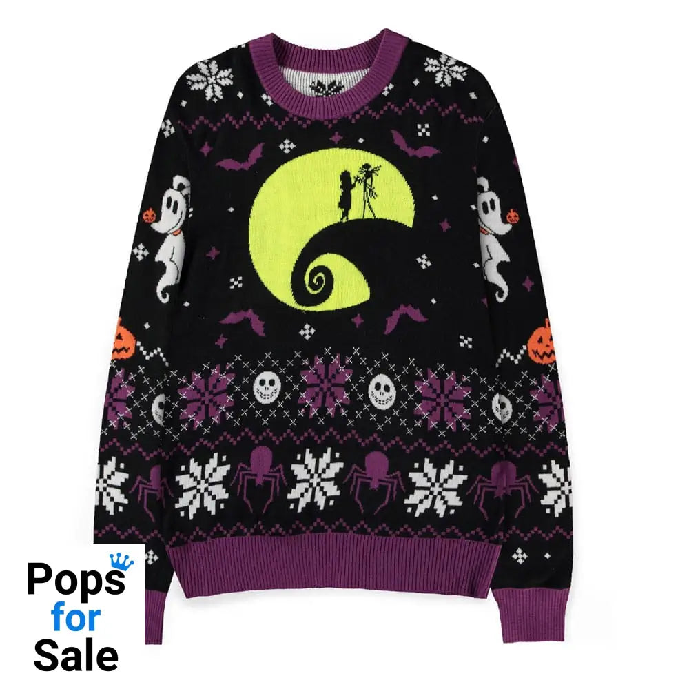 Nightmare Before Christmas Sweater Glow in the Dark (Christmas Jumper) Size XL Sweaters