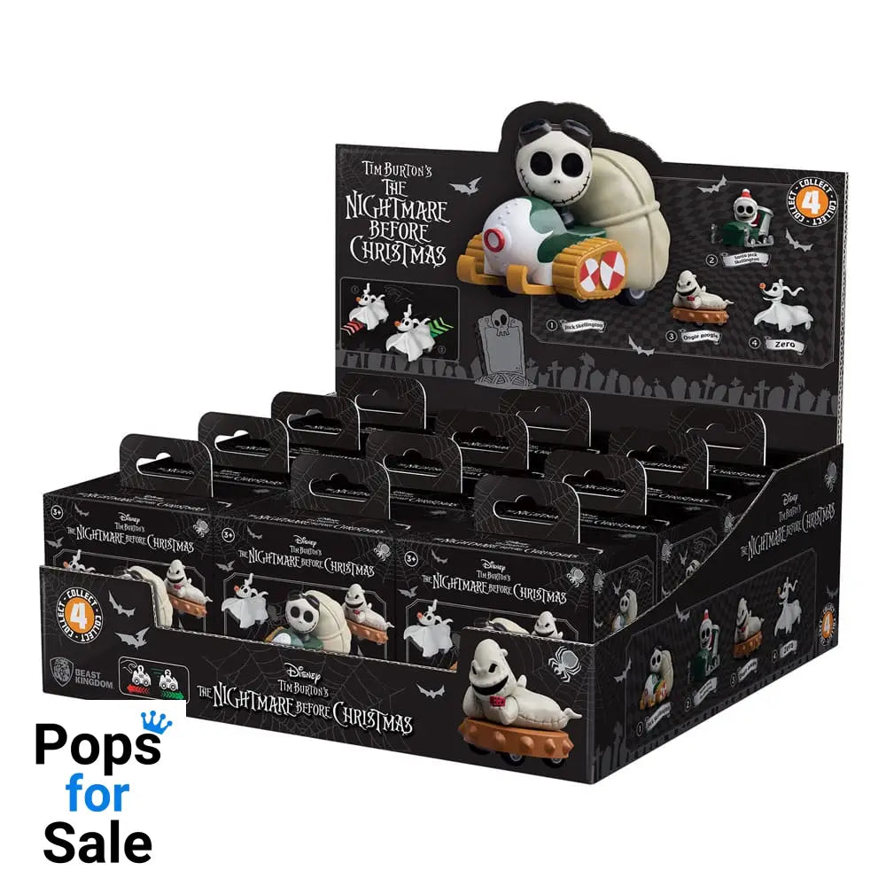 Nightmare Before Christmas Zoom Hero Pullback Vehicles with Figures (Blind Box Ver.) Assortment (12)