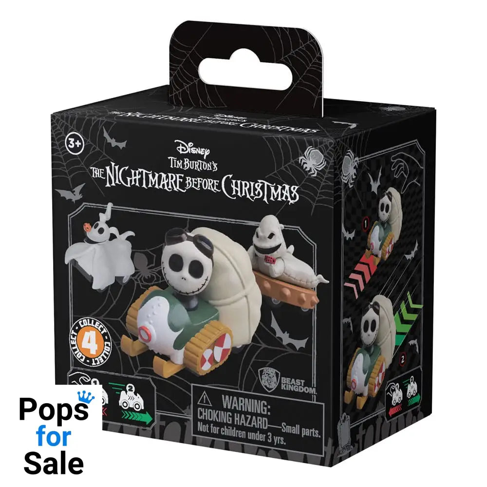 Nightmare Before Christmas Zoom Hero Pullback Vehicles with Figures (Blind Box Ver.) Assortment (12)
