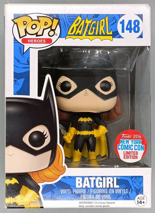 148 Batgirl (Classic) - DC - 2016 Con Exclusive BOX - Box Damaged Funko POP