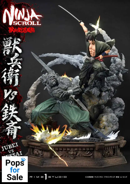 Ninja Scroll Ultimate Premium Masterline Series Statue 1/4 Jubei Versus Tessai 101 cm Statues