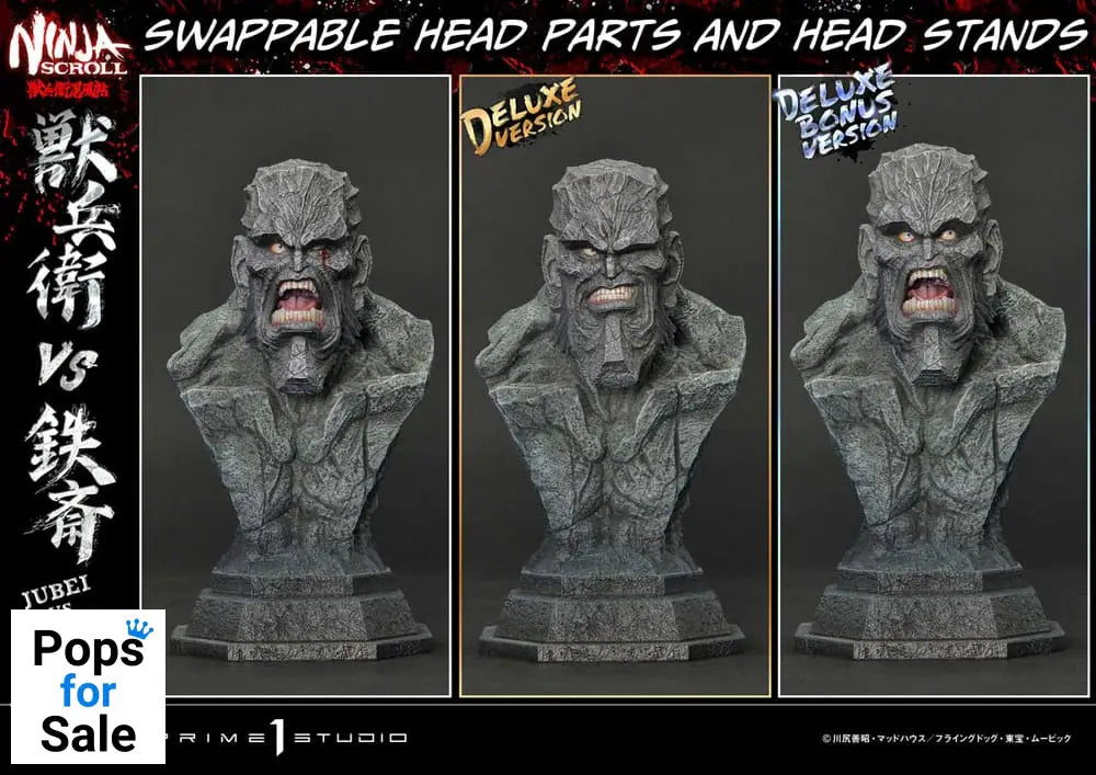 Ninja Scroll Ultimate Premium Masterline Series Statue 1/4 Jubei Versus Tessai Deluxe Bonus Version 101 cm