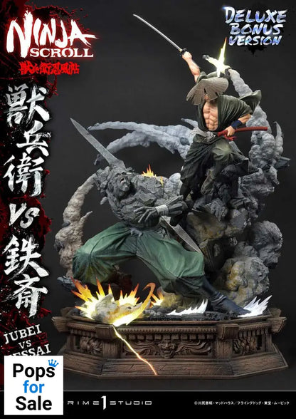 Ninja Scroll Ultimate Premium Masterline Series Statue 1/4 Jubei Versus Tessai Deluxe Bonus Version 101 cm Statues