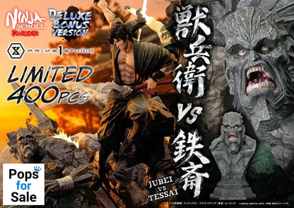 Ninja Scroll Ultimate Premium Masterline Series Statue 1/4 Jubei Versus Tessai Deluxe Bonus Version 101 cm