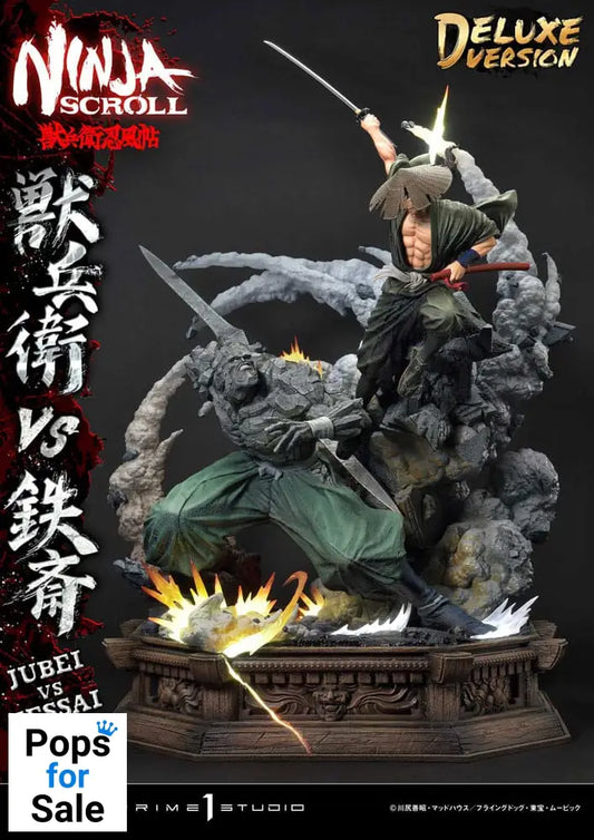 Ninja Scroll Ultimate Premium Masterline Series Statue 1/4 Jubei Versus Tessai Deluxe Bonus Version 101 cm Statues