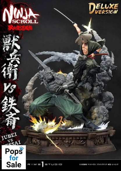 Ninja Scroll Ultimate Premium Masterline Series Statue 1/4 Jubei Versus Tessai Deluxe Bonus Version 101 cm Statues