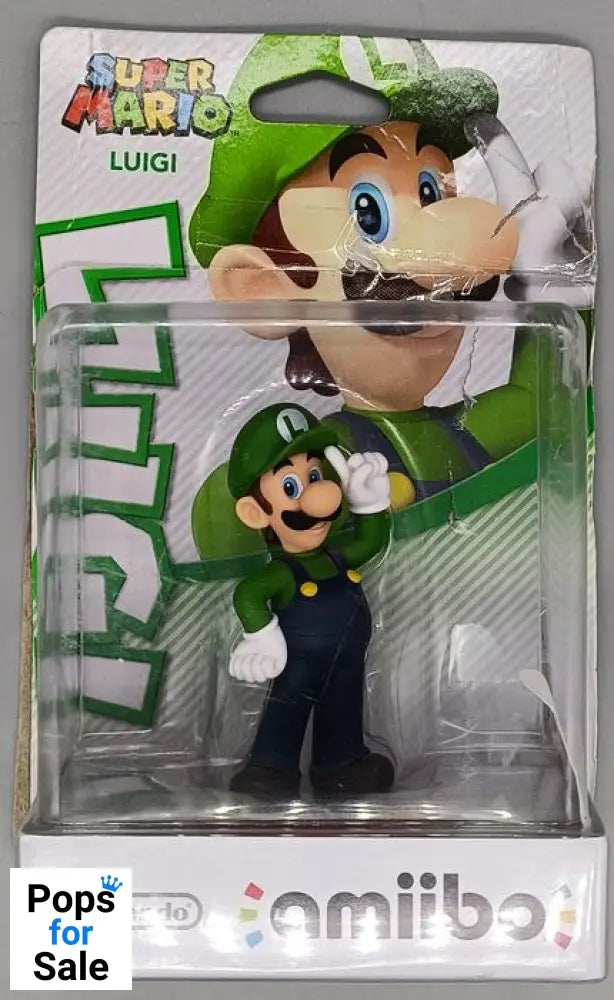 Nintendo amiibo Figure Luigi amiibo - Super Mario Collection for Nintendo Wii-U - [No Box]