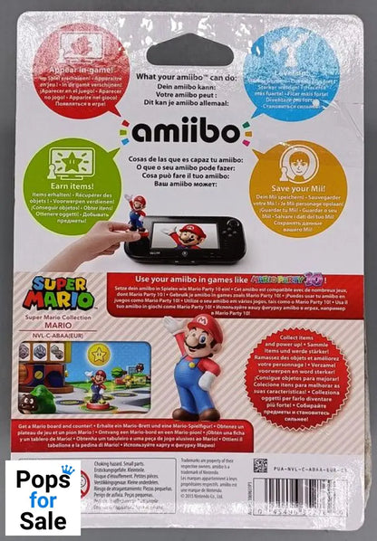 Nintendo amiibo Figure Mario amiibo - Super Mario Collection for Nintendo Wii-U - [No Box]