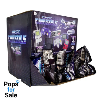 Nintendo Backpack Buddies Mystery Bags Display Classic Console (24) Keyrings