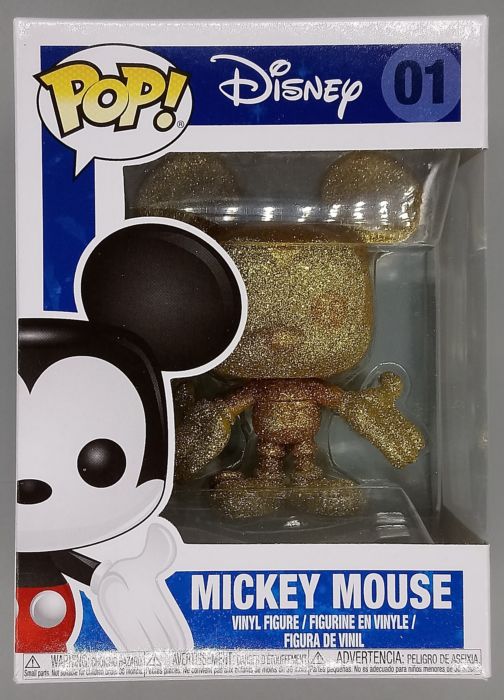 #01 Mickey Mouse (Gold) - Diamond - Disney Funko POP
