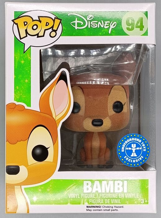 #94 Bambi - Flocked - Disney Bambi Funko POP