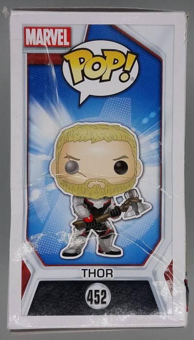 452 Thor (Team Suit) Marvel Avengers Endgame Box Damaged Funko POP
