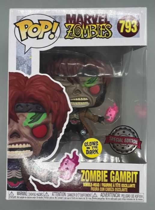 793 Zombie Gambit - Glow - Marvel Funko POP