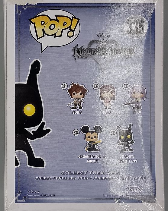 335 Shadow Heartless - Disney Kingdom Hearts Funko POP - Damaged Box