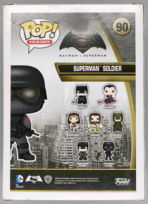 #90 Superman Soldier - DC Batman V Superman - Box Damaged Funko POP