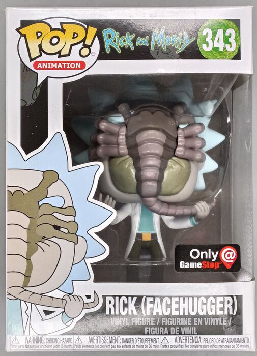 #343 Rick (Facehugger) - Rick and Morty Funko POP