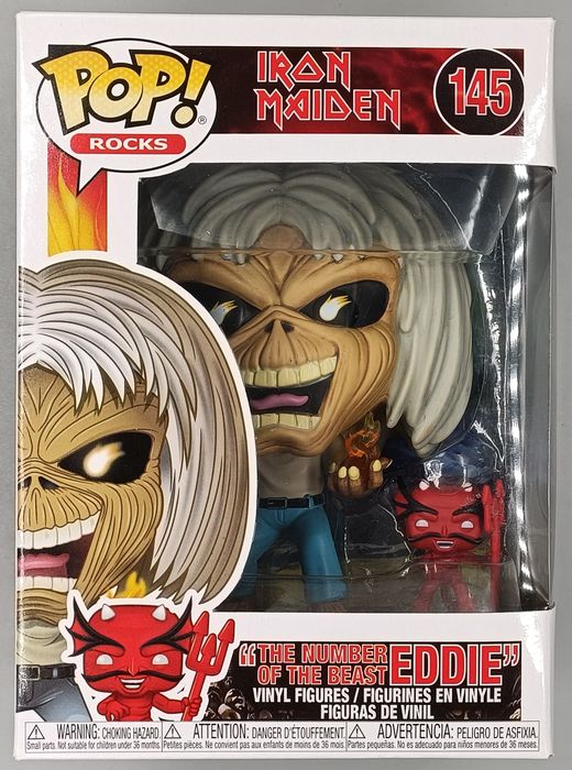 145 The Number of the Beast Eddie - Iron Maiden Funko POP - Box Damaged