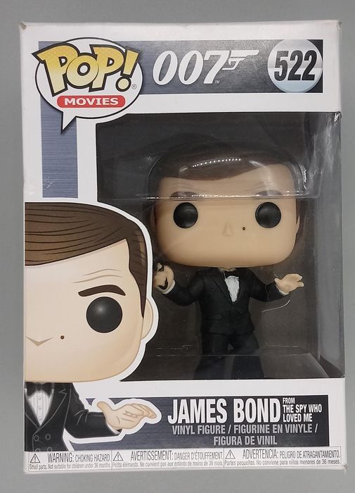 #522 James Bond (Roger Moore from The Spy Who Loved Me) - Damaged Box Funko POP