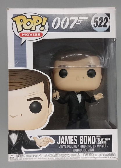 #522 James Bond (Roger Moore from The Spy Who Loved Me) - Damaged Box Funko POP
