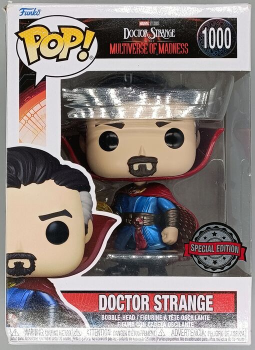 1000 Doctor Strange Metallic Marvel Doctor Strange Multiverse of Madness - Box Damaged Funko POP